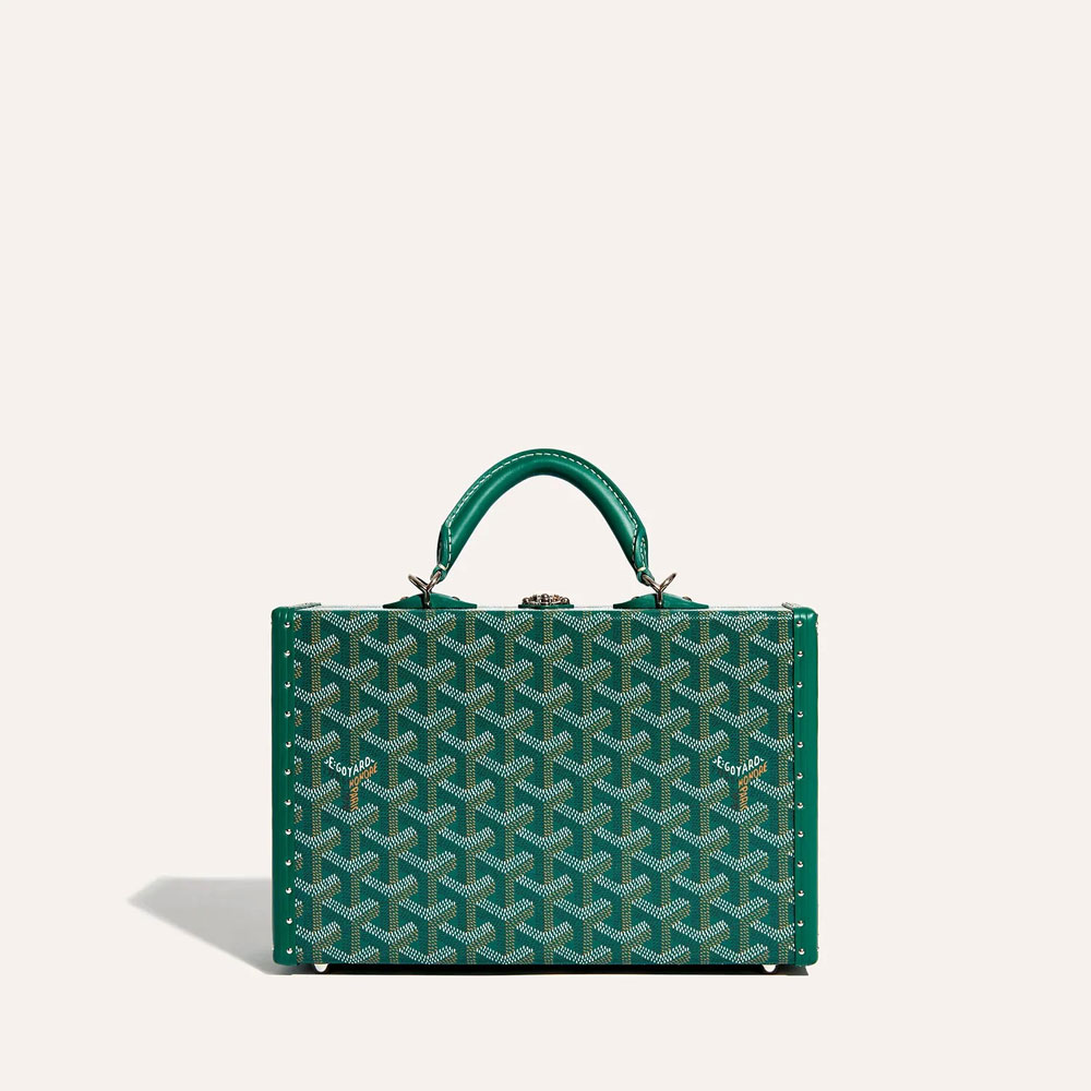 Goyard Grand Hotel Trunk Bag in Green GHOTELPMLTY09CL09P: Image 3