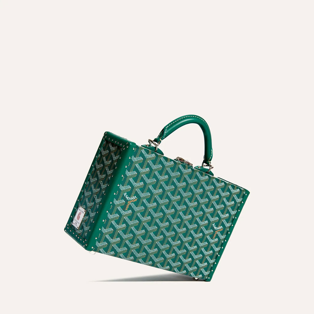 Goyard Grand Hotel Trunk Bag in Green GHOTELPMLTY09CL09P: Image 4