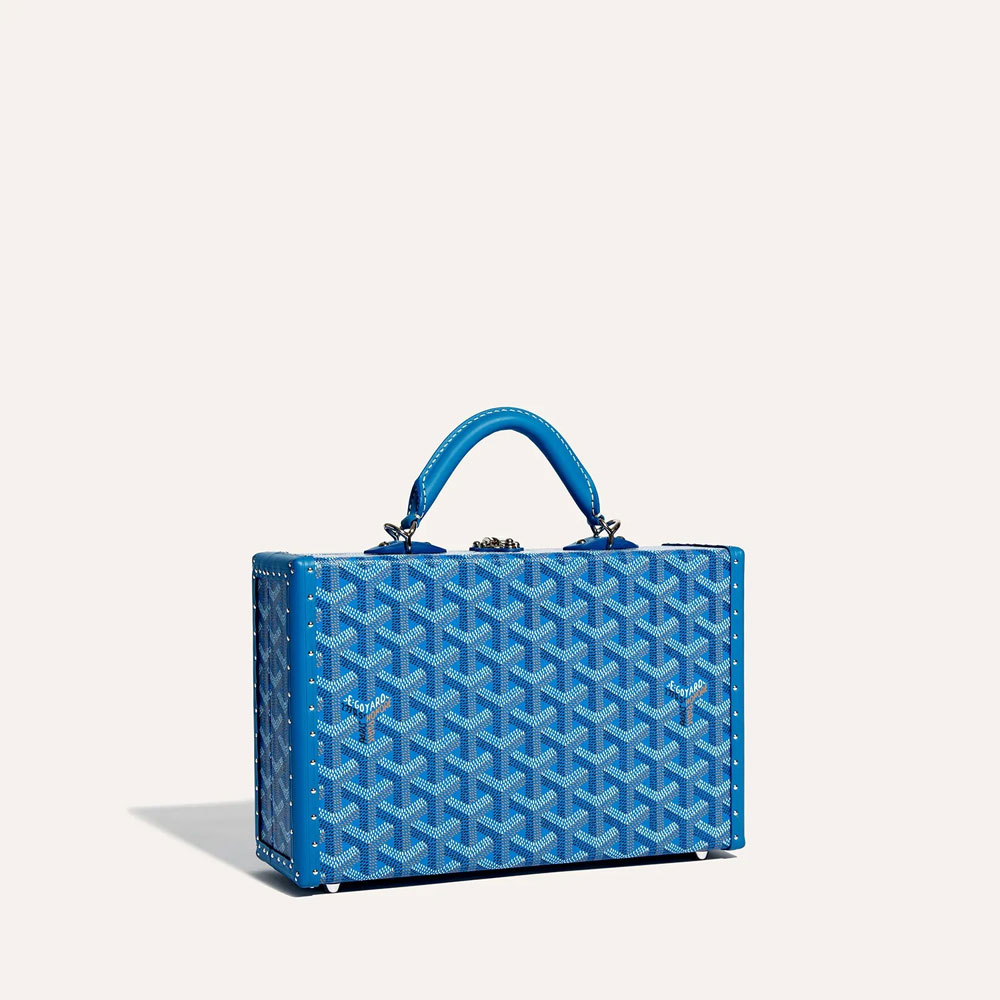 Goyard Grand Hotel Trunk Bag in Sky Blue GHOTELPMLTY10CL10P: Image 1
