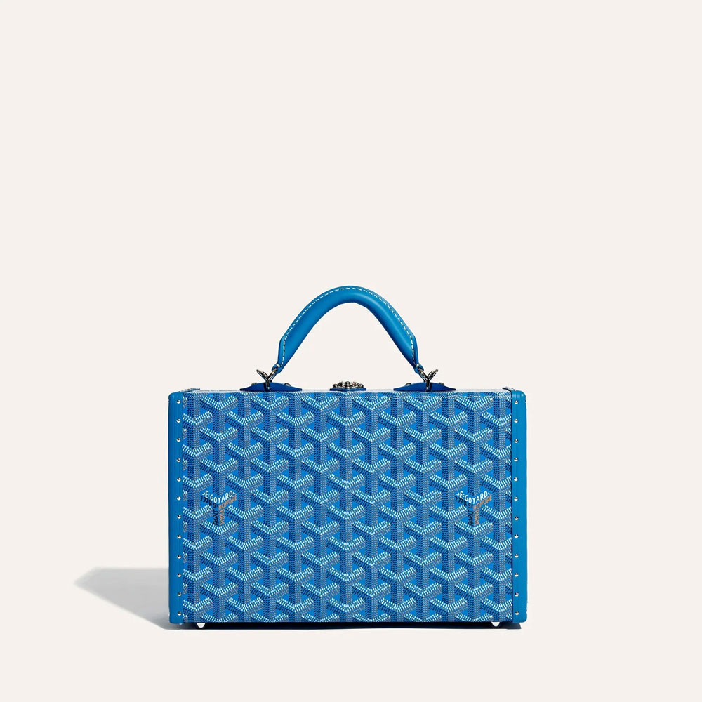Goyard Grand Hotel Trunk Bag in Sky Blue GHOTELPMLTY10CL10P: Image 3