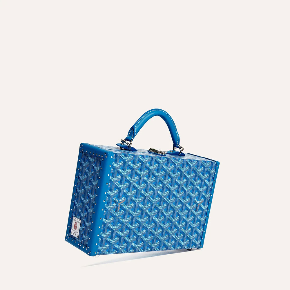 Goyard Grand Hotel Trunk Bag in Sky Blue GHOTELPMLTY10CL10P: Image 4