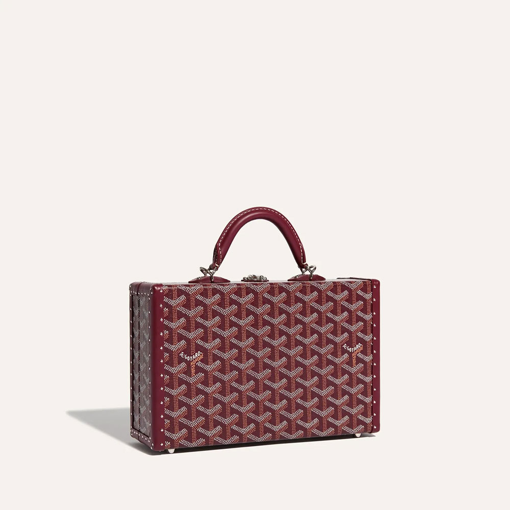 Goyard Grand Hotel Trunk Bag in Burgundy GHOTELPMLTY33CL33P: Image 1