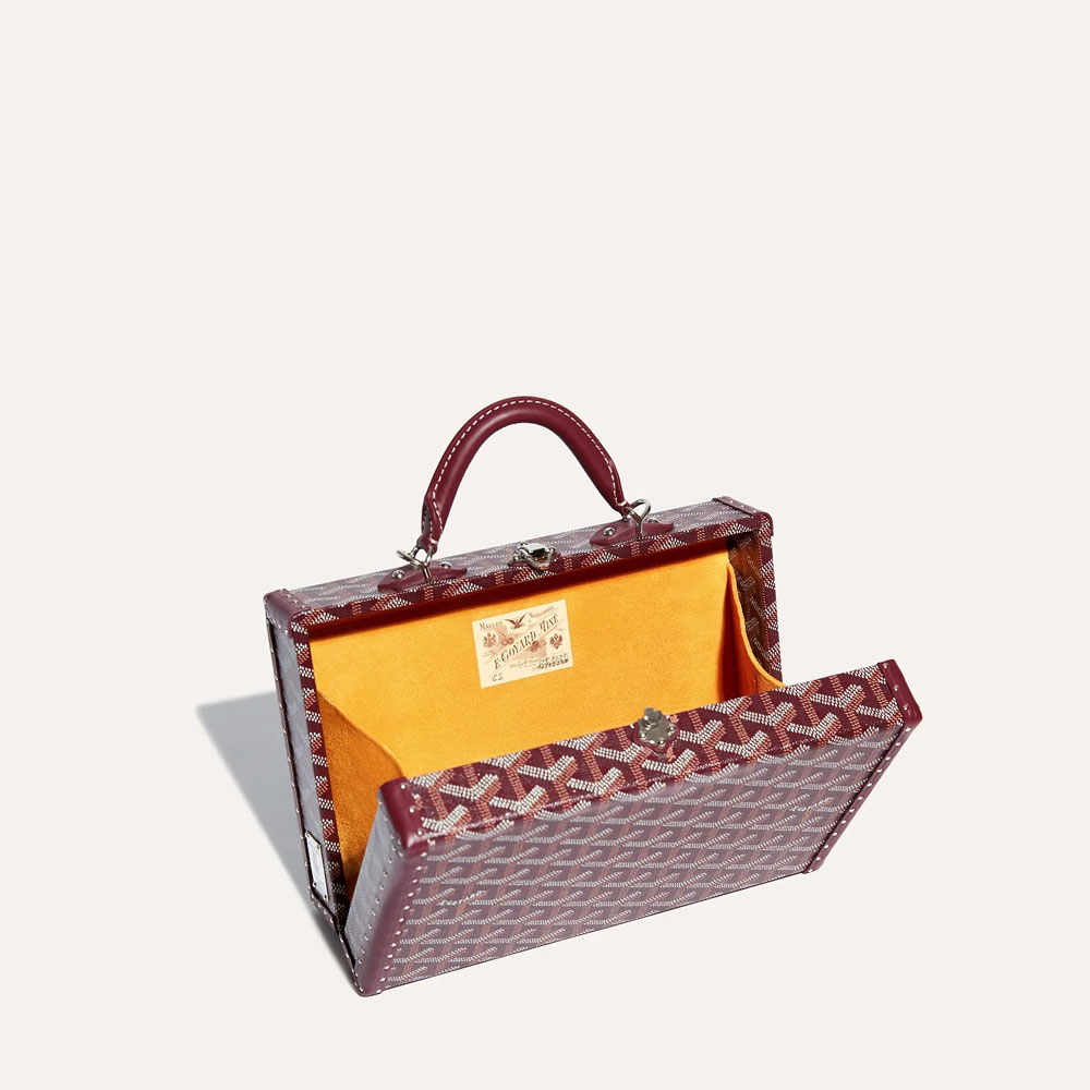 Goyard Grand Hotel Trunk Bag in Burgundy GHOTELPMLTY33CL33P: Image 2