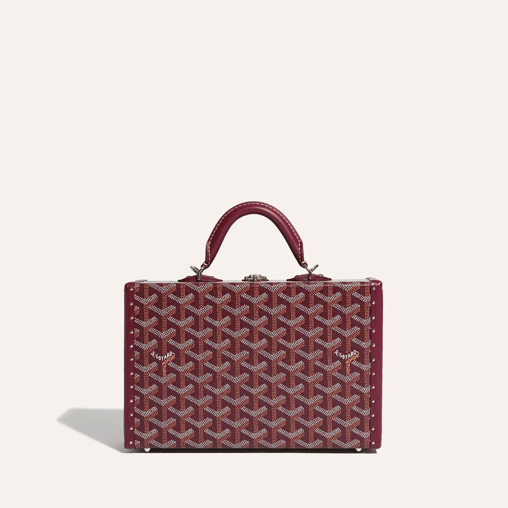 Goyard Grand Hotel Trunk Bag in Burgundy GHOTELPMLTY33CL33P: Image 3