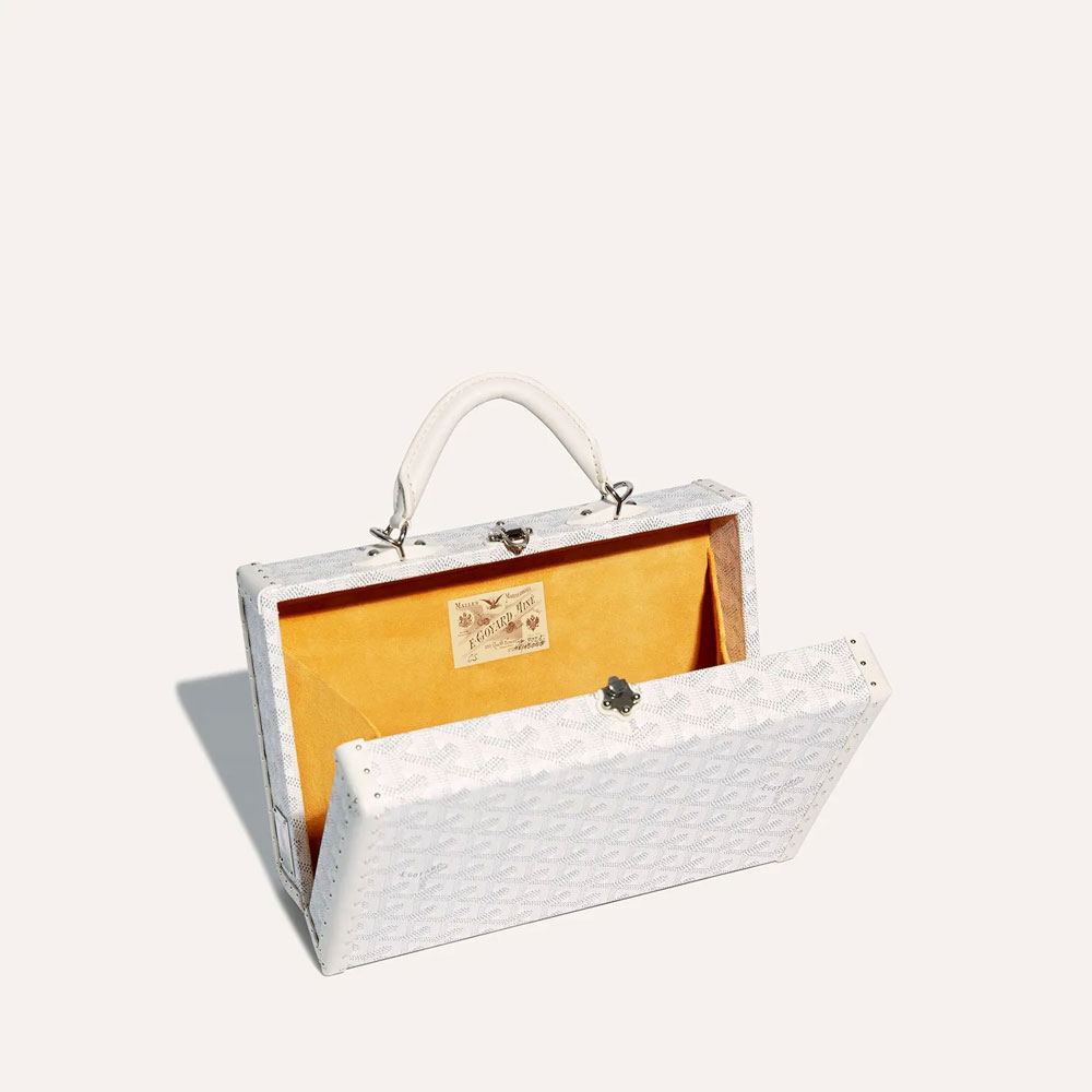 Goyard Grand Hotel Trunk Bag in White GHOTELPMLTY50CL50P: Image 2