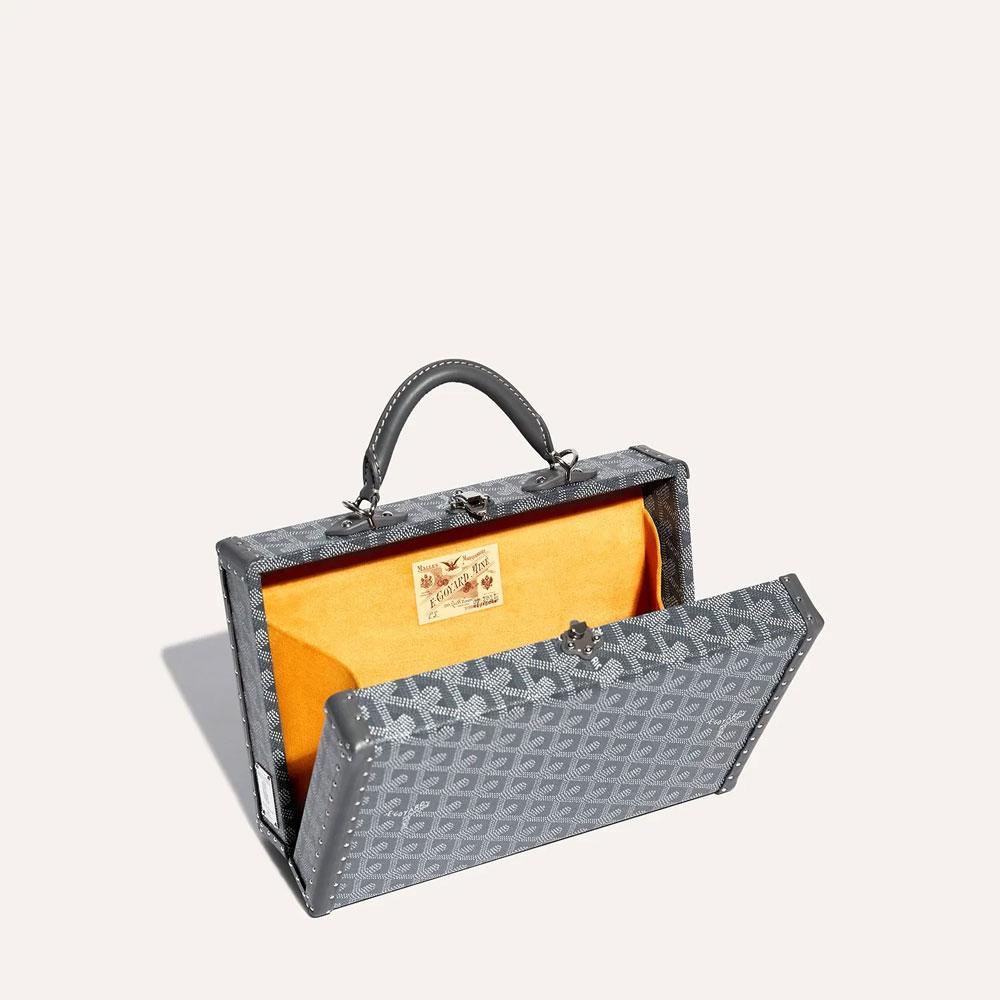 Goyard Grand Hotel Trunk Bag in Grey GHOTELPMLTY51CL51P: Image 2