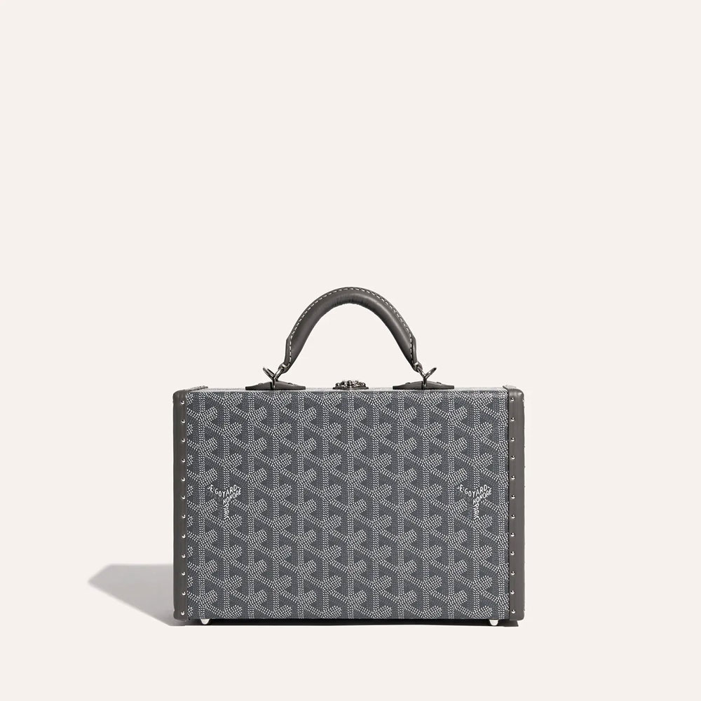 Goyard Grand Hotel Trunk Bag in Grey GHOTELPMLTY51CL51P: Image 3