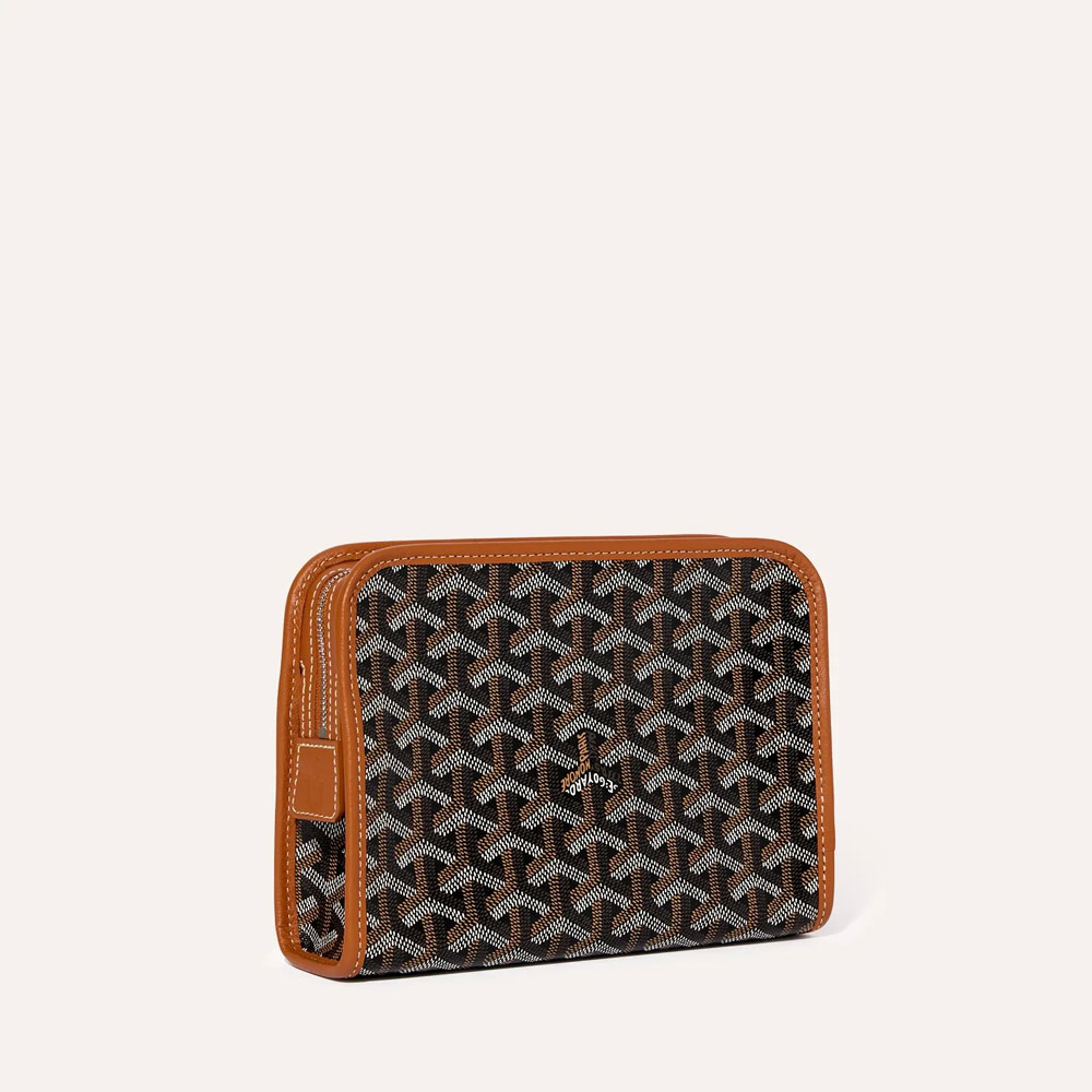 Goyard Jouvence PM Toiletry Bag in Black Tan JOUVENPMLTY01CL03P: Image 2