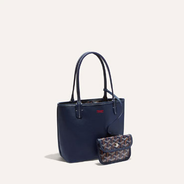Goyard Anjou Mini Bag in Navy Blue ANJOUSMINCG12TY12P