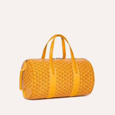 Goyard Barrel 40 Sports Bag in Yellow BARREL040TY08CL08P