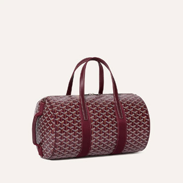 Goyard Barrel 40 Sports Bag in Burgundy BARREL040TY33CL33P