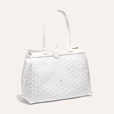 Goyard Bellechasse Biaude PM Bag in White BELBIAPMLTY50CL50P