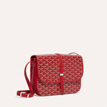 Goyard Belvedere MM Bag in Red BELVE3MMLTY02CG02P