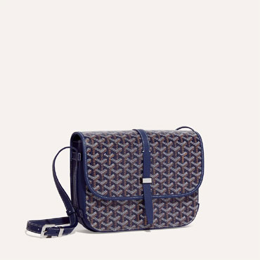 Goyard Belvedere MM Bag in Navy Blue BELVE3MMLTY12CG12P