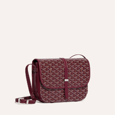 Goyard Belvedere MM Bag in Burgundy BELVE3MMLTY33CG33P