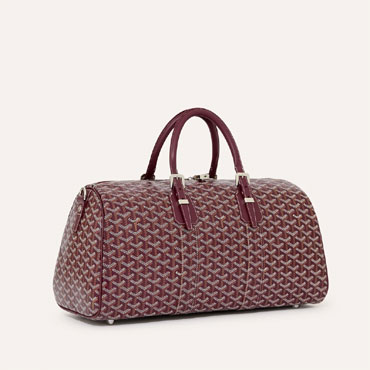 Goyard Boston 45 Bag in Burgundy BOSTON045TY33CL33P