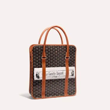 Goyard Bourgogne Bag in Black Tan BOURGOMMLTY01CL03P