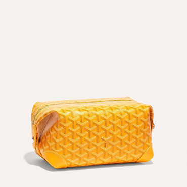 Goyard Bowling 25 Toiletry Bag in Yellow BOWLIN025TY08CL08P