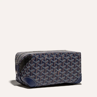 Goyard Bowling 25 Toiletry Bag in Navy Blue BOWLIN025TY12CL12P
