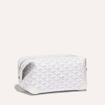 Goyard Bowling 25 Toiletry Bag in White BOWLIN025TY50CL50P