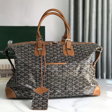 Goyard Bowling 45 Bag in Black Tan BOWLIN045TY01CL03P
