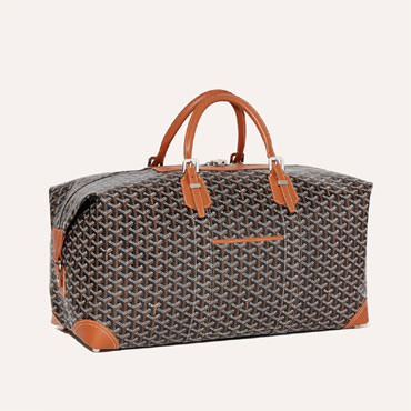 Goyard Bowling 55 Bag in Black Tan BOWLIN055TY01CL03P