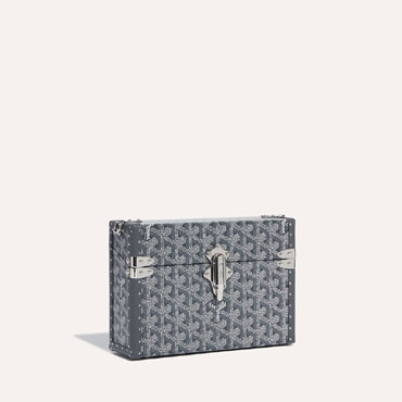 Goyard Cassette Trunk Bag in Grey CASSETPMLTY51CL51P