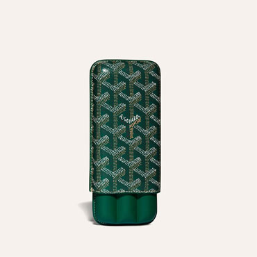Goyard Etui 3 Cigares Churchill MM Ini Eco in Green CHUINIMMLTY09CL09X