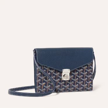 Goyard Chypre Wallet-Pouch in Navy Blue CHYPRPPMLTY12CL12P