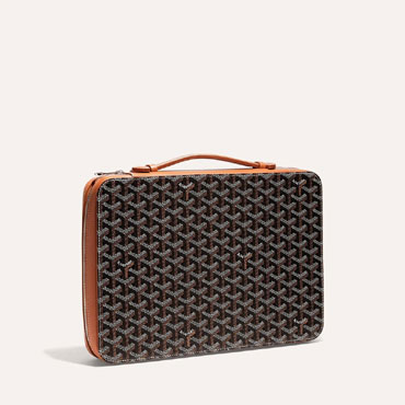 Goyard Compagnon Universel A4 in Black Tan COMPUNMMLTY01CL03P