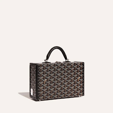 Goyard Grand Hotel Trunk Bag in Black GHOTELPMLTY01CL01P