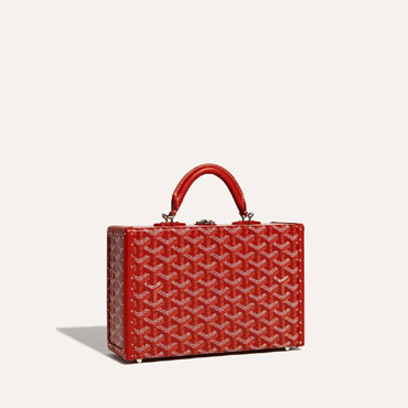 Goyard Grand Hotel Trunk Bag in Red GHOTELPMLTY02CL02P