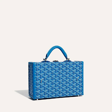Goyard Grand Hotel Trunk Bag in Sky Blue GHOTELPMLTY10CL10P