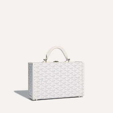 Goyard Grand Hotel Trunk Bag in White GHOTELPMLTY50CL50P