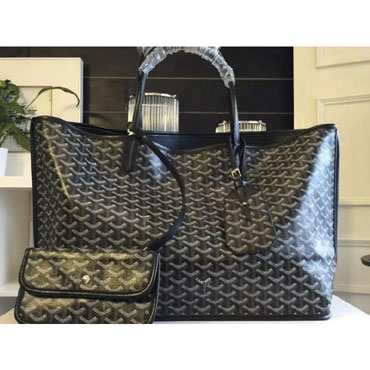 Goyard Anjou Reversible Tote Gm Black GOY15102