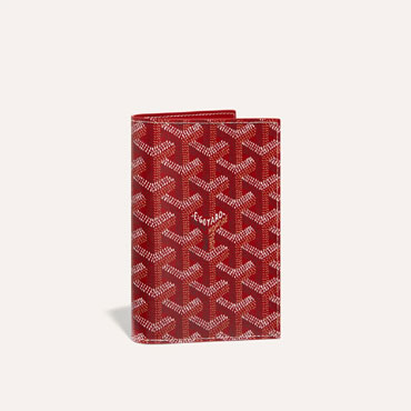 Goyard Grenelle Passport Cover in Red GRENELPMLTY02CL02X