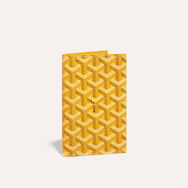Goyard Grenelle Passport Cover in Yellow GRENELPMLTY08CL08X