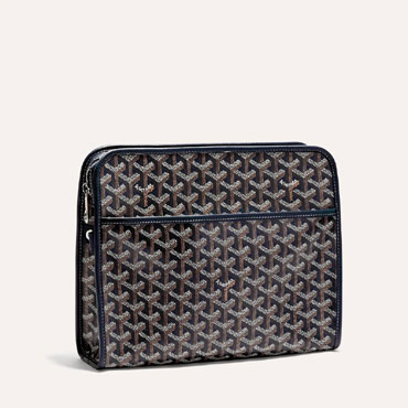 Goyard Jouvence GM Toilet Bag in Navy Blue JOUVENGMLTY12CL12P