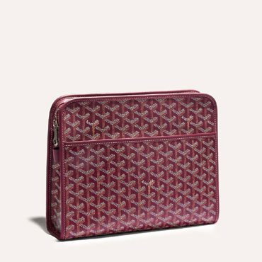 Goyard Jouvence GM Toilet Bag in Burgundy JOUVENGMLTY33CL33P