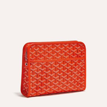 Goyard Jouvence MM Toilet Bag in Orange JOUVENMMLTY07CL07P