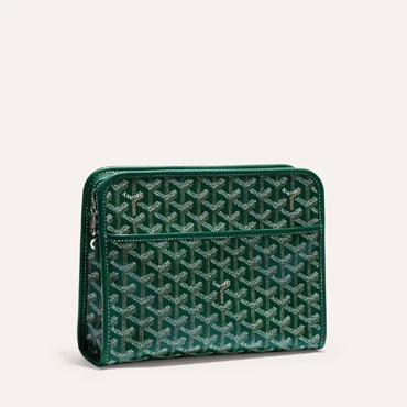Goyard Jouvence MM Toilet Bag in Green JOUVENMMLTY09CL09P