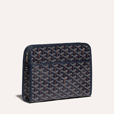 Goyard Jouvence MM Toilet Bag in Navy Blue JOUVENMMLTY12CL12P