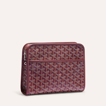 Goyard Jouvence MM Toilet Bag in Burgundy JOUVENMMLTY33CL33P