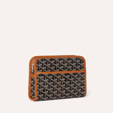 Goyard Jouvence PM Toiletry Bag in Black Tan JOUVENPMLTY01CL03P