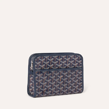 Goyard Jouvence PM Toiletry Bag in Navy Blue JOUVENPMLTY12CL12P