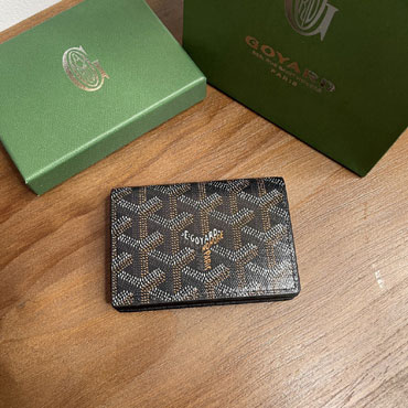 Goyard Malesherbes Card Wallet in Black MALESHPMLTY01CL01X