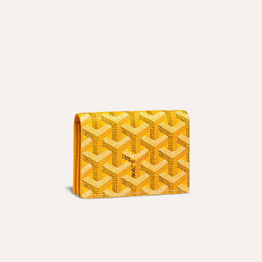 Goyard Malesherbes Card Wallet in Yellow MALESHPMLTY08CL08X