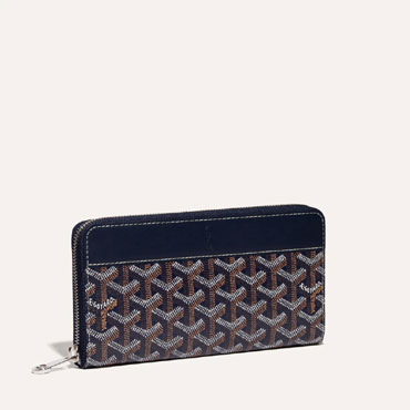 Goyard Matignon GM Wallet in Navy Blue MATIG2GMLTY12CL12P