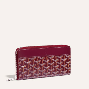 Goyard Matignon GM Wallet in Burgundy MATIG2GMLTY33CL33P