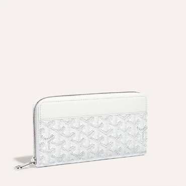 Goyard Matignon GM Wallet in White MATIG2GMLTY50CL50P